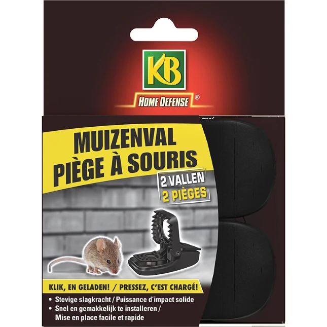 Home Defense Muizenval kunststof 2 stuks