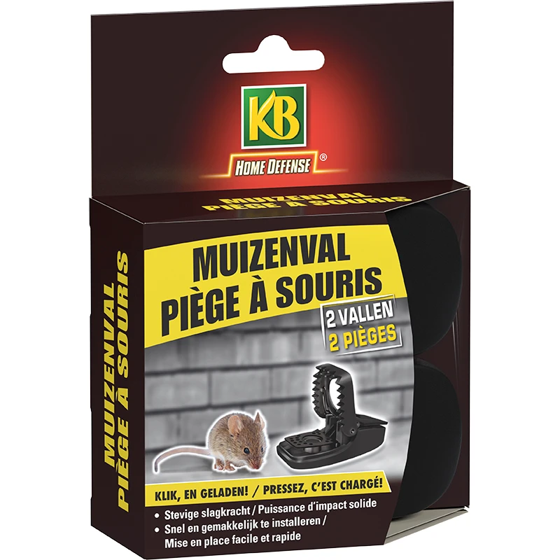 Home Defense Muizenval kunststof 2 stuks