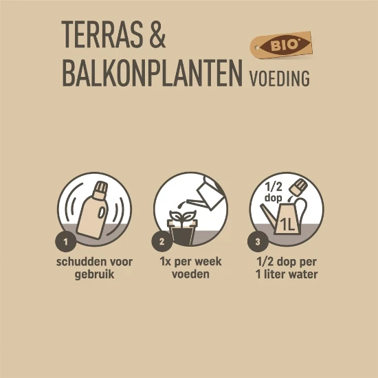 Pokon Bio Terras & Balkon Planten Voeding 500ml