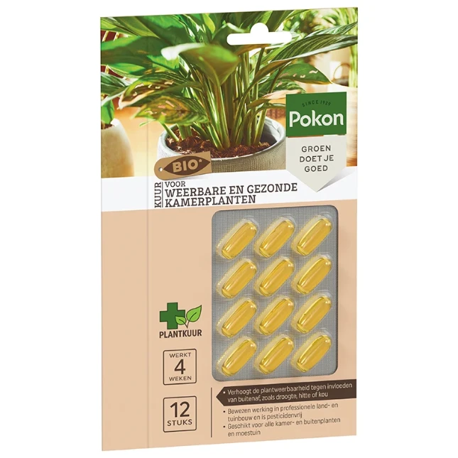Pokon Bio Kuur voor Kamerplanten 12 capsules