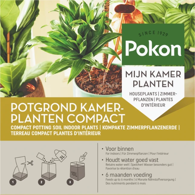 Pokon Potgrond Kamerplanten Compact 10L