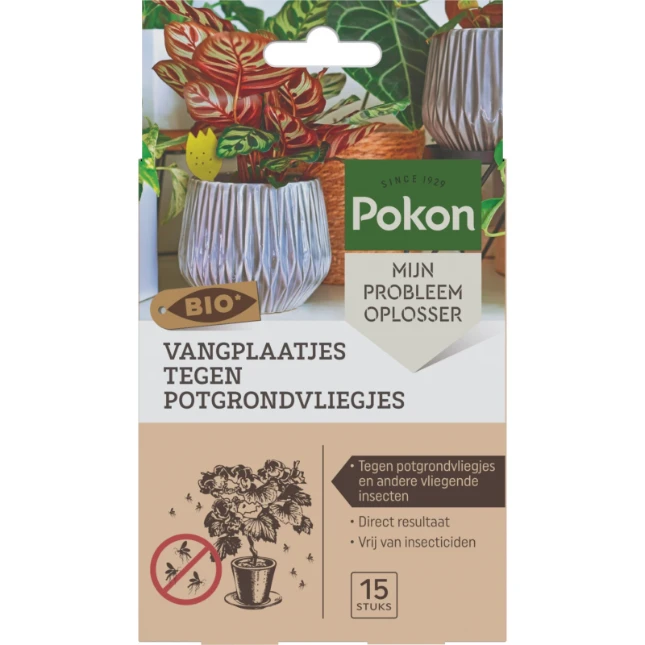 Pokon Bio Vangplaatjes tegen Potgrondvliegjes (15 stuks)