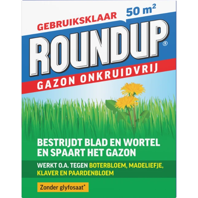 ROUNDUP Gazon Onkruidvrij 1kg 50m²