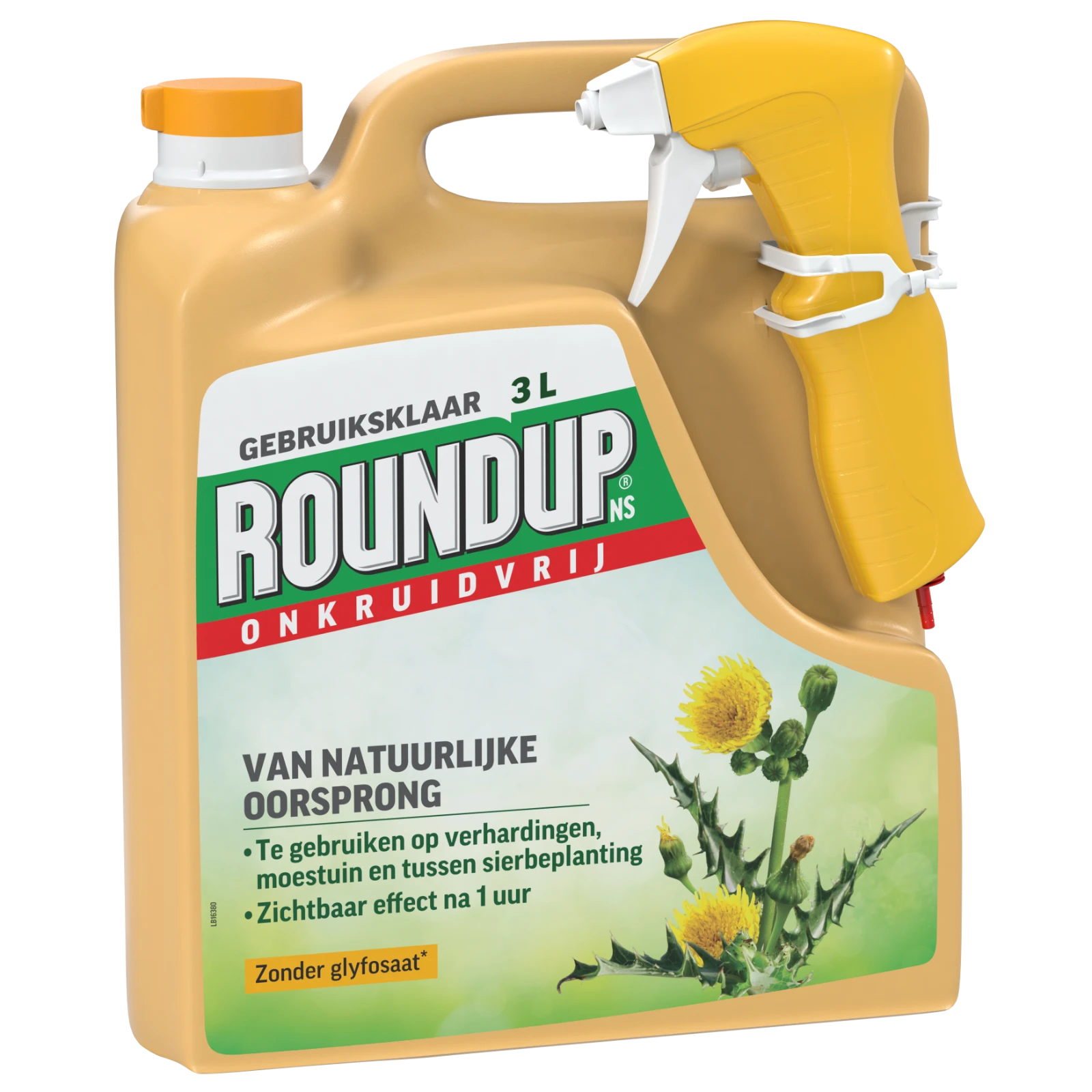 ROUNDUP NS Natuurlijk Onkruidvrij Kant en Klaar 3L 30m²
