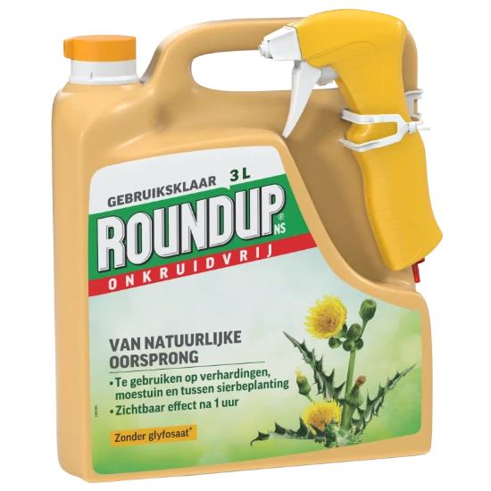 ROUNDUP NS Natuurlijk Onkruidvrij Kant en Klaar 3L 30m²