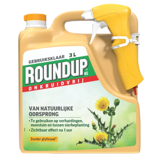 ROUNDUP NS Natuurlijk Onkruidvrij Kant en Klaar 3L 30m²