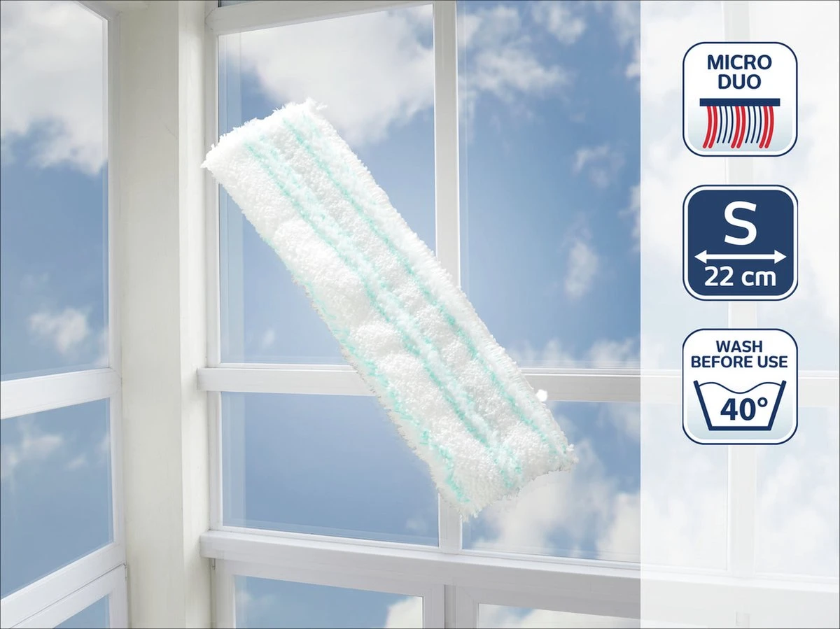 Leifheit Raamwisser vervangingsdoek Window & Frame Cleaner S 20 cm