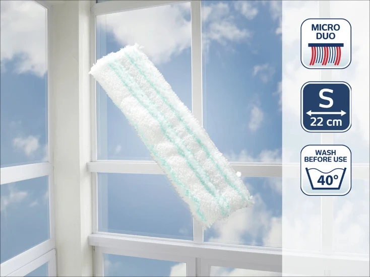 Leifheit Raamwisser vervangingsdoek Window & Frame Cleaner S 20 cm