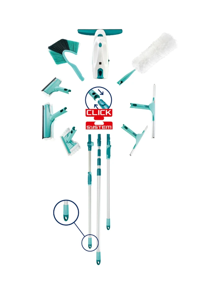 Leifheit Stalen steel 140 cm click-system