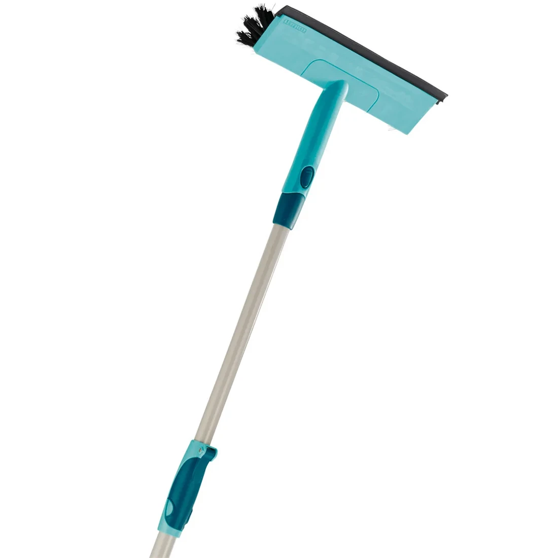 Leifheit Raamwisser Brush Window Cleaner met telescoopsteel 200 cm click-system