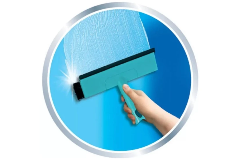 Leifheit Raamwisser Brush Window Cleaner met telescoopsteel 200 cm click-system
