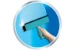 Leifheit Raamwisser Brush Window Cleaner met telescoopsteel 200 cm click-system