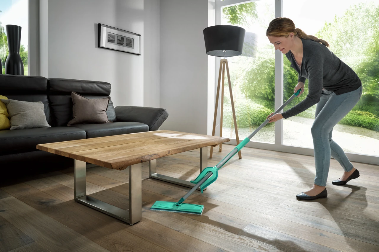 Leifheit Vloerwisser Picobello micro duo 33 cm met steel