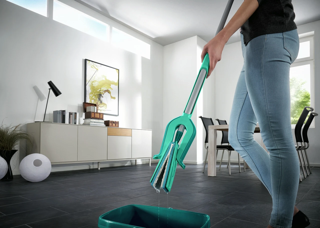 Leifheit Vloerwisser Picobello micro duo 33 cm met steel