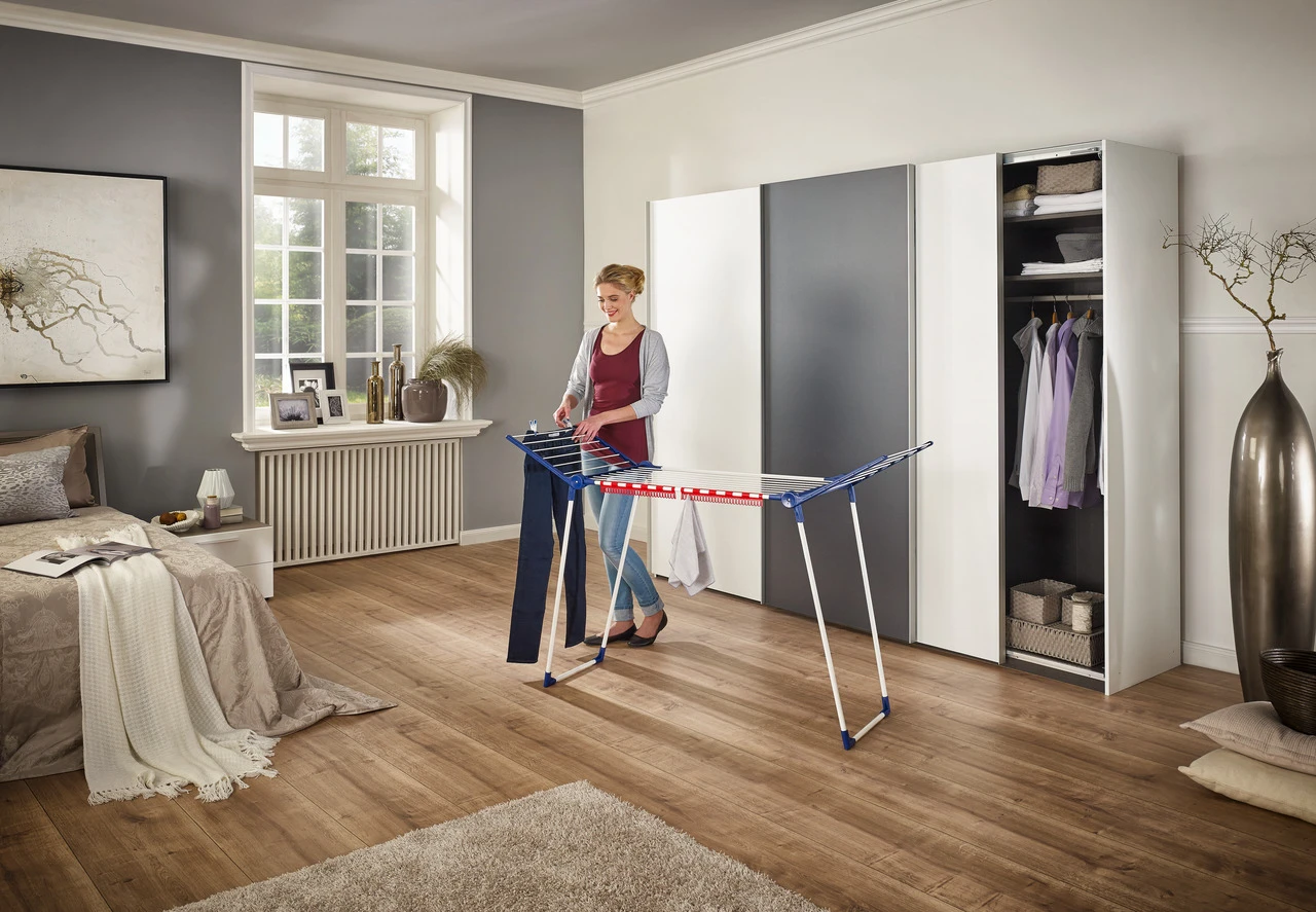 Leifheit Droogrek Pegasus 150 Solid Slim wit