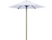 Parasol rond 2.00m wit