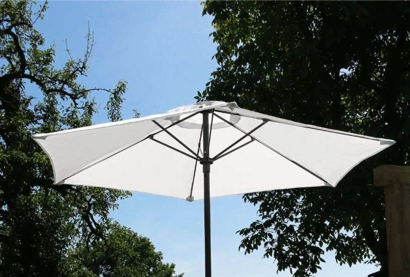 Parasol rond 2.00m wit