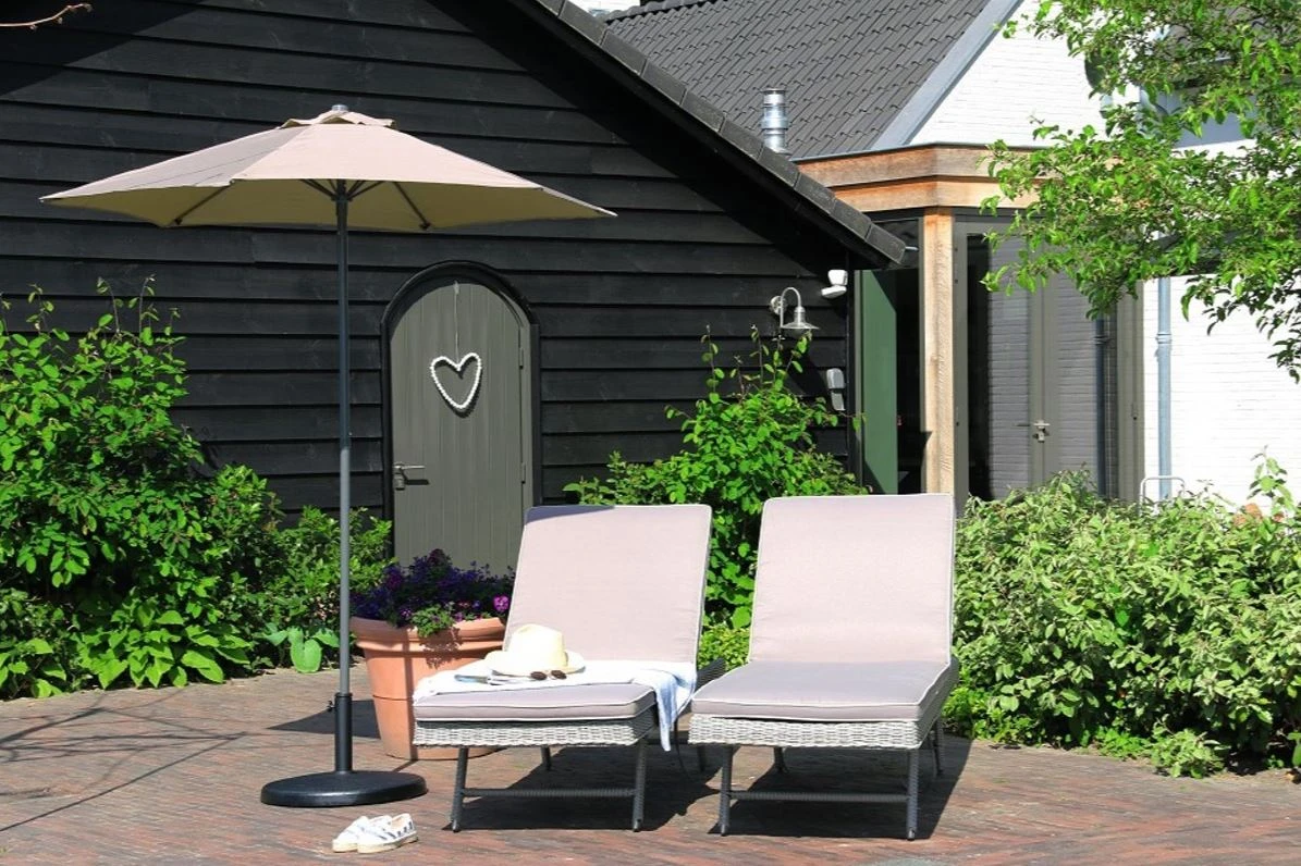 Parasol rond 2.00m ecru