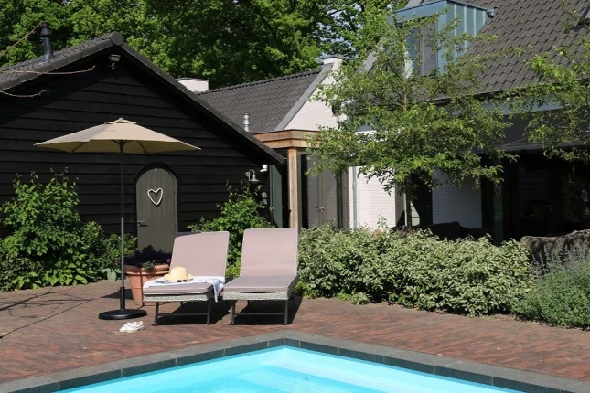 Parasol rond 2.00m ecru