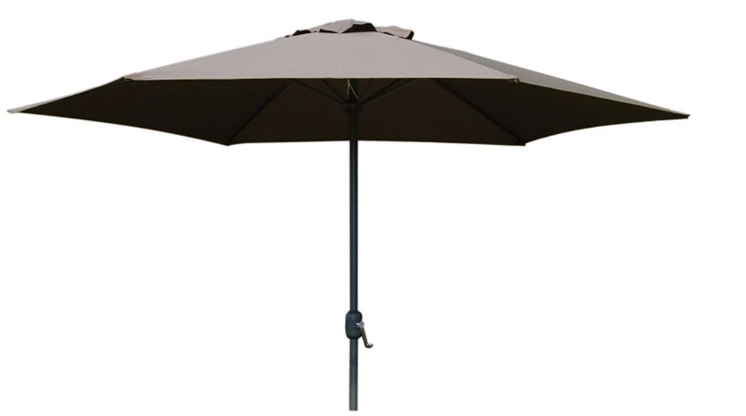 Parasol Luxe 6-ribs 300cm taupe