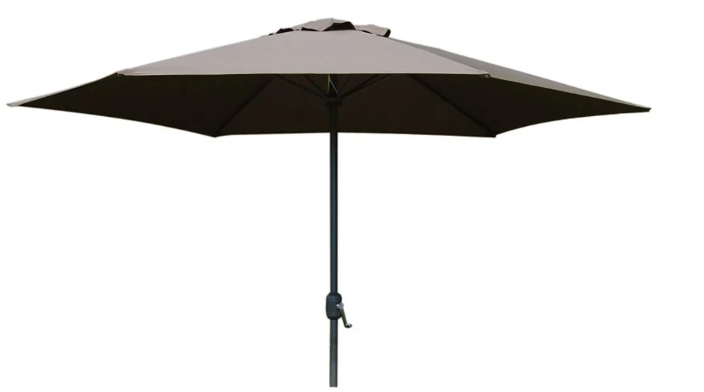 Parasol Luxe 6-ribs 300cm taupe