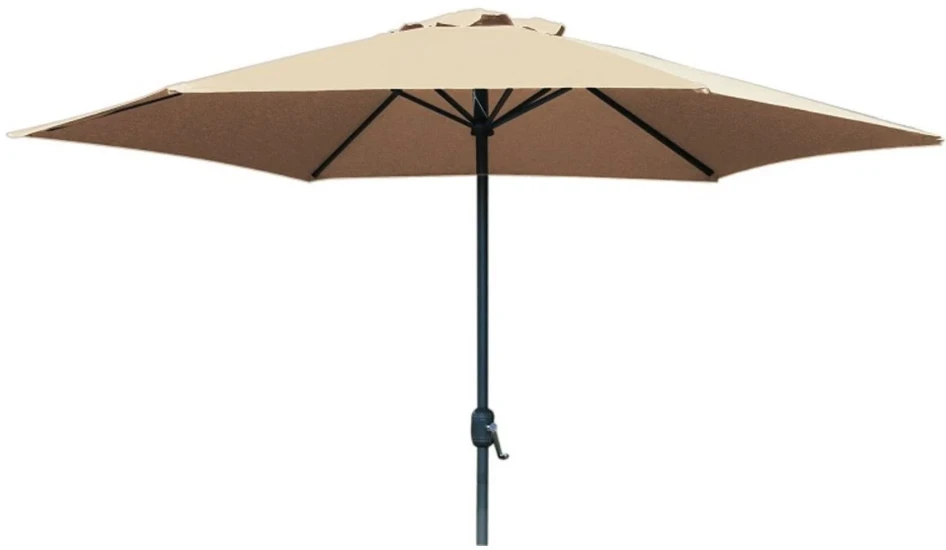 Parasol Luxe 6-ribs 300cm ecru