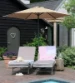 Parasol Luxe 6-ribs 300cm ecru