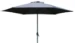 Parasol Luxe 6-ribs 300cm antraciet