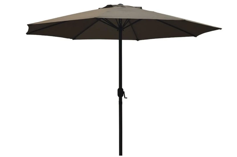 Parasol Luxe 8-ribs 300cm taupe