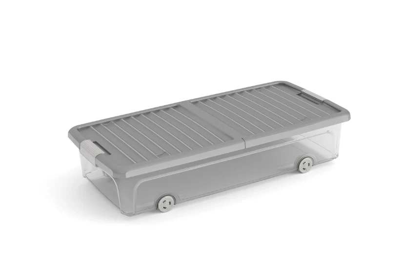 Kis W Box Underbed L 35L Transparant/grijs