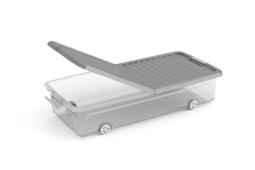 Kis W Box Underbed L 35L Transparant/grijs