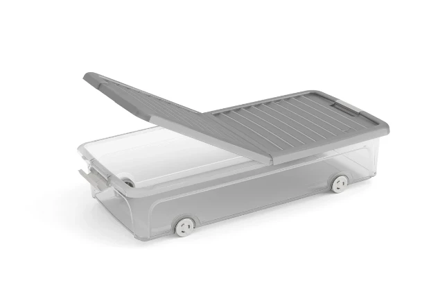 Kis W Box Underbed L 35L Transparant/grijs