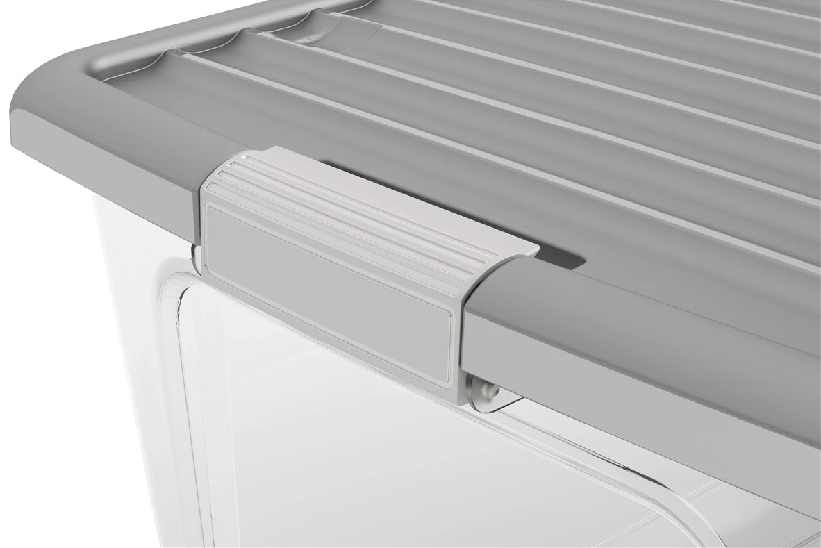 Kis W Box L 50L Transparant/grijs