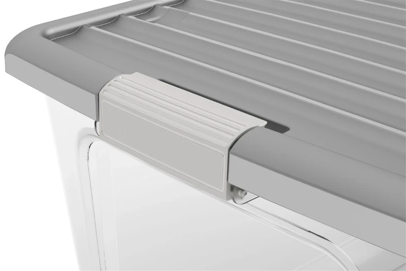 Kis W Box L 50L Transparant/grijs