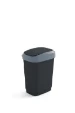 Curver Dual Touch Vuilbak M 25L Zwart/Grijs
