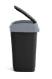 Curver Dual Touch Vuilbak M 25L Zwart/Grijs