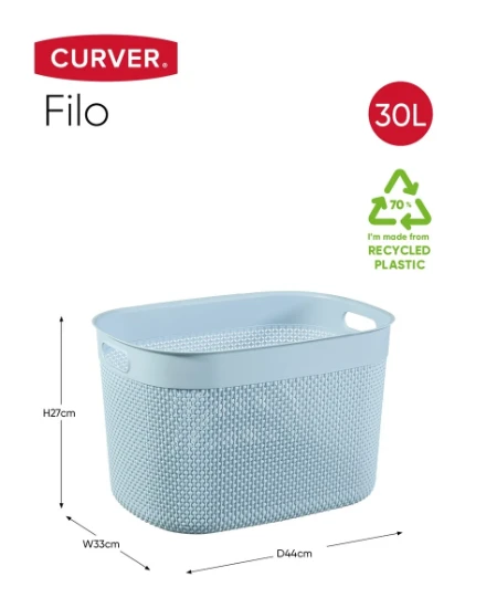 Curver Filo Mand XL 30L Stone Blue