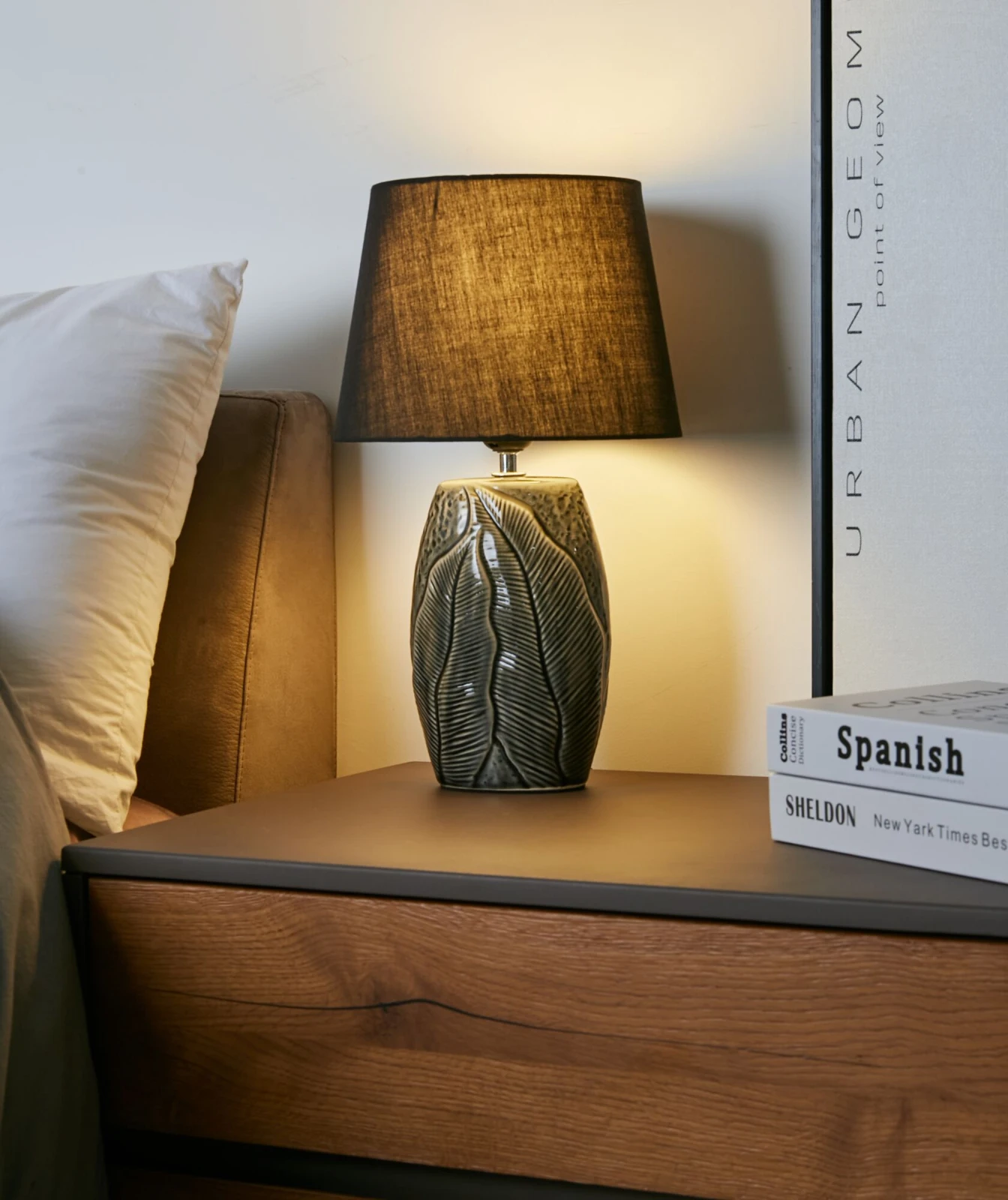 Pauleen Midnight Dream Tafellamp - Zwart/Grijs