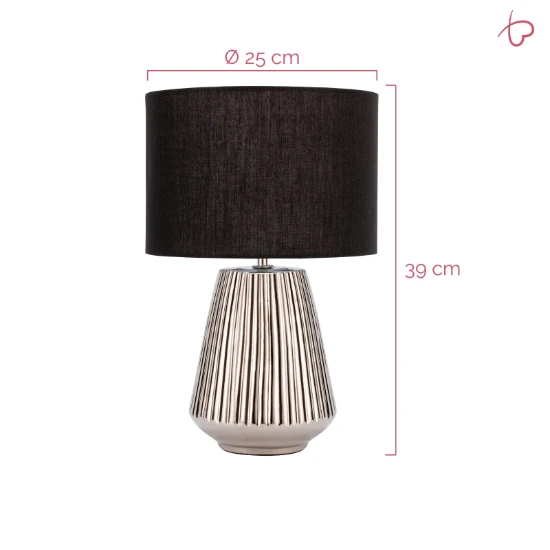 Pauleen Tafellamp Toss of Silver - E27-60W