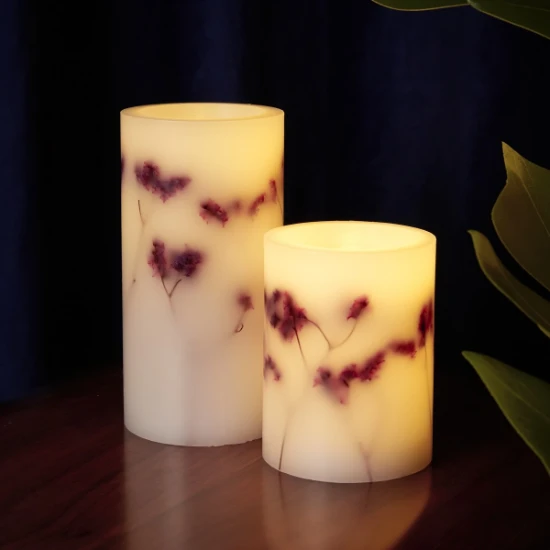 Pauleen LED-kaarsen Wax Shine Bloom - 2 stuks