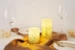 Pauleen LED-kaarsen Wax Golden Glitter - 2 stuks