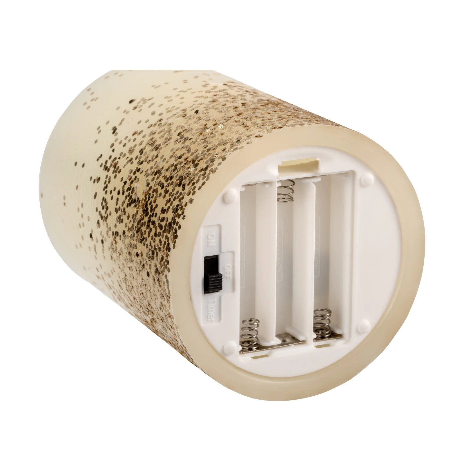 Pauleen LED-kaarsen Wax Golden Glitter - 2 stuks