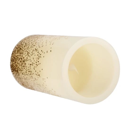 Pauleen LED-kaarsen Wax Golden Glitter - 2 stuks