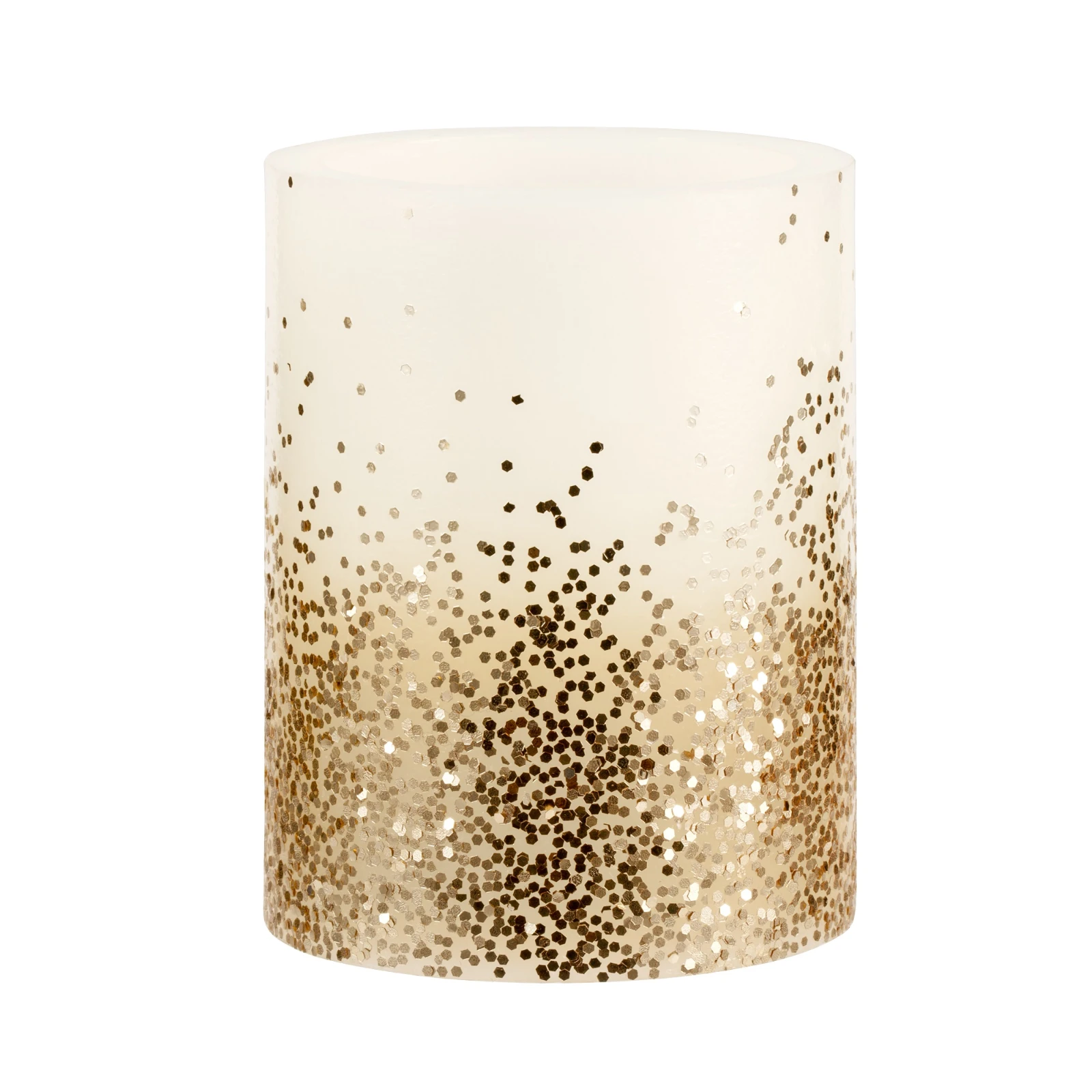 Pauleen LED-kaarsen Wax Golden Glitter - 2 stuks