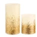 Pauleen LED-kaarsen Wax Golden Glitter - 2 stuks