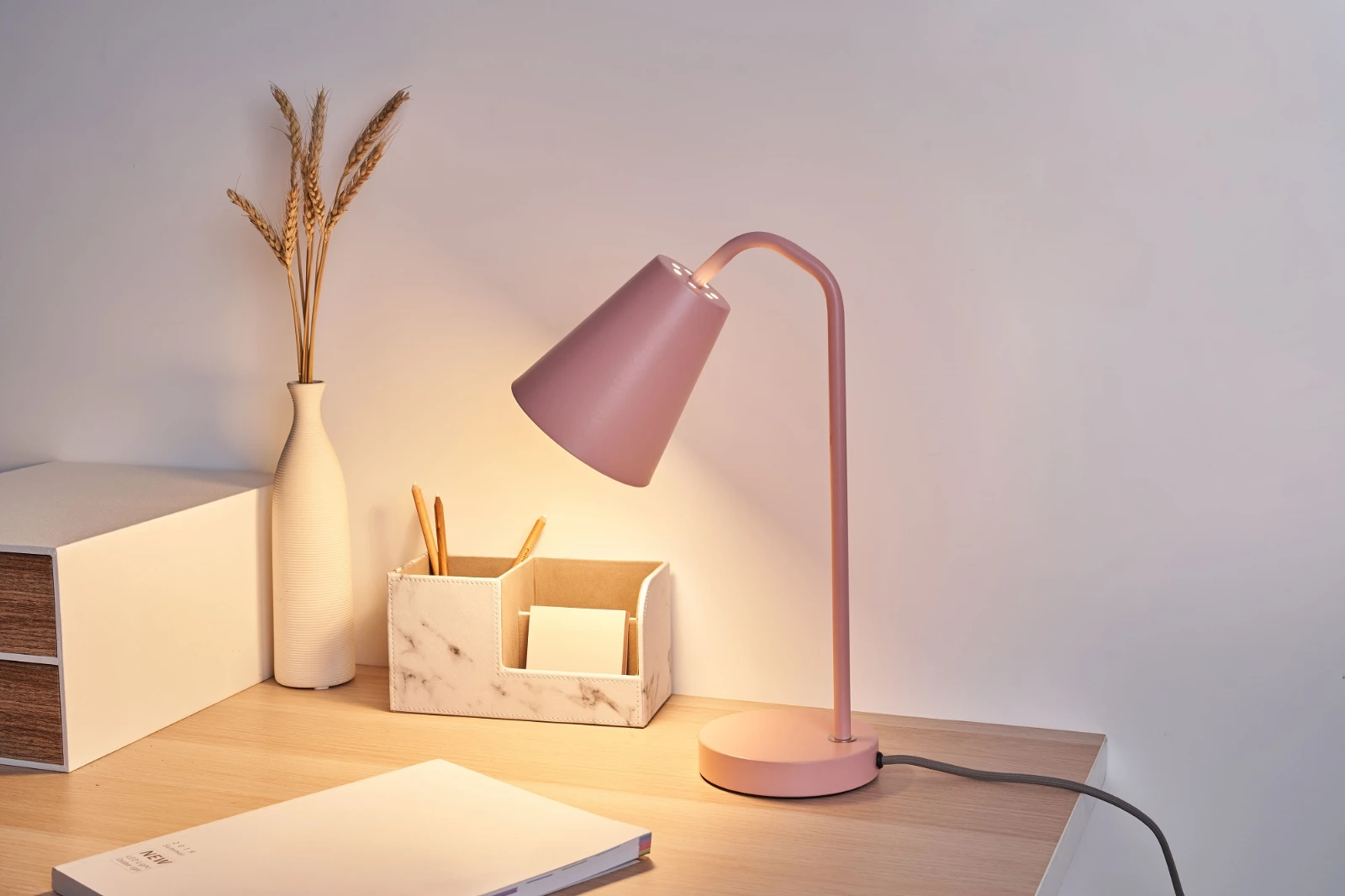 Pauleen Bureaulamp True Shine - E14 - Roze