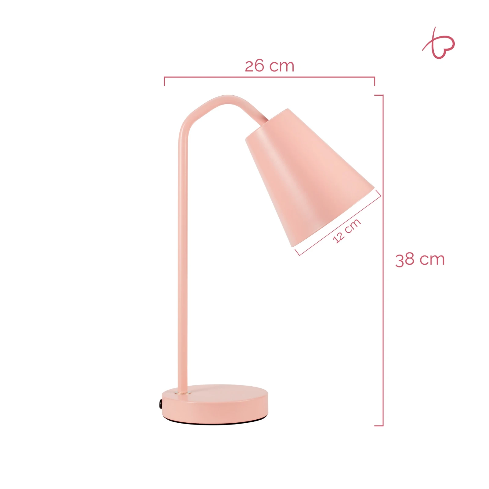 Pauleen Bureaulamp True Shine - E14 - Roze