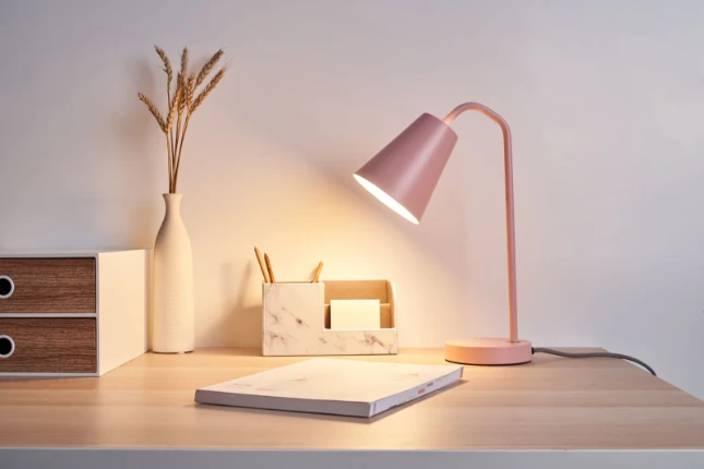 Pauleen Bureaulamp True Shine - E14 - Roze