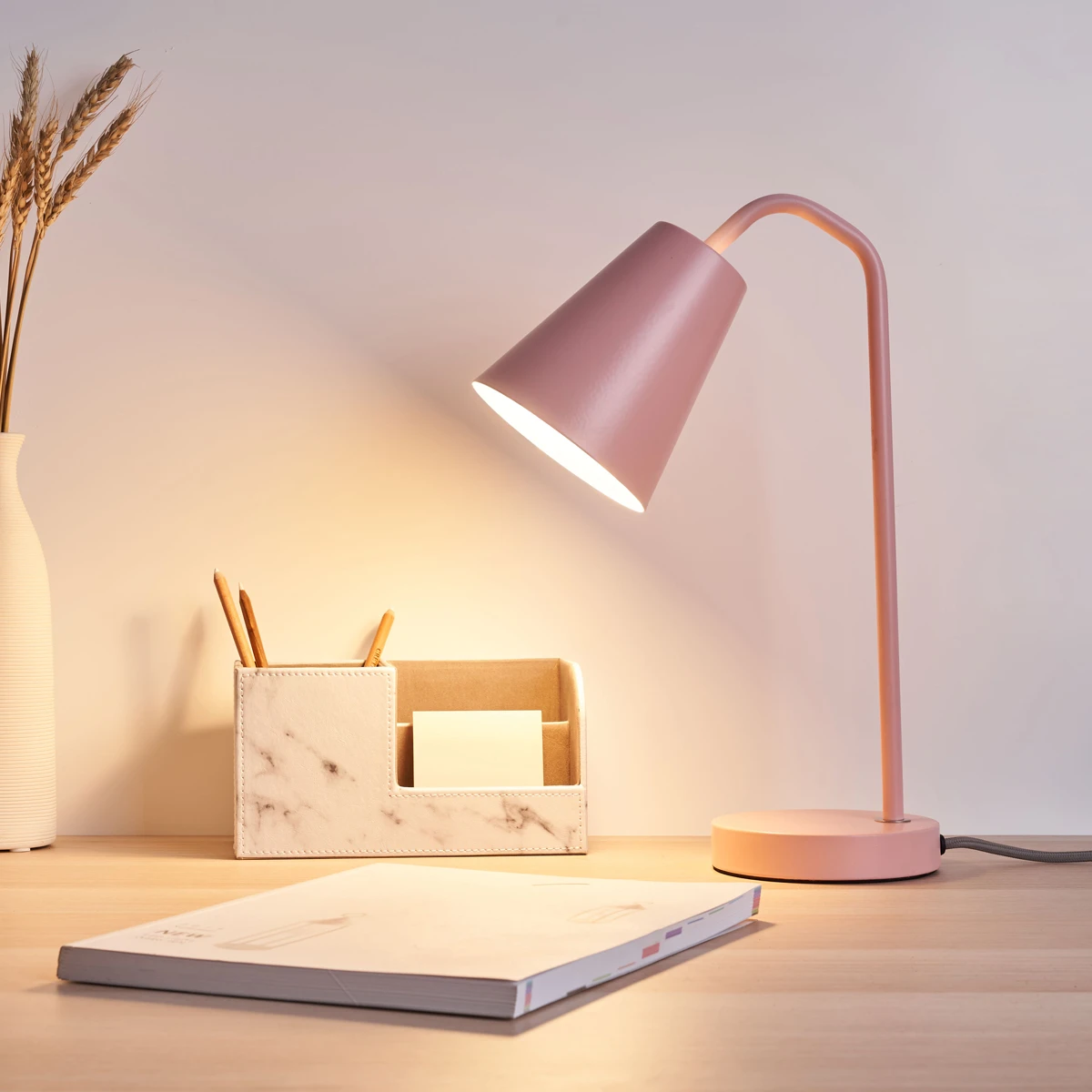 Pauleen Bureaulamp True Shine - E14 - Roze