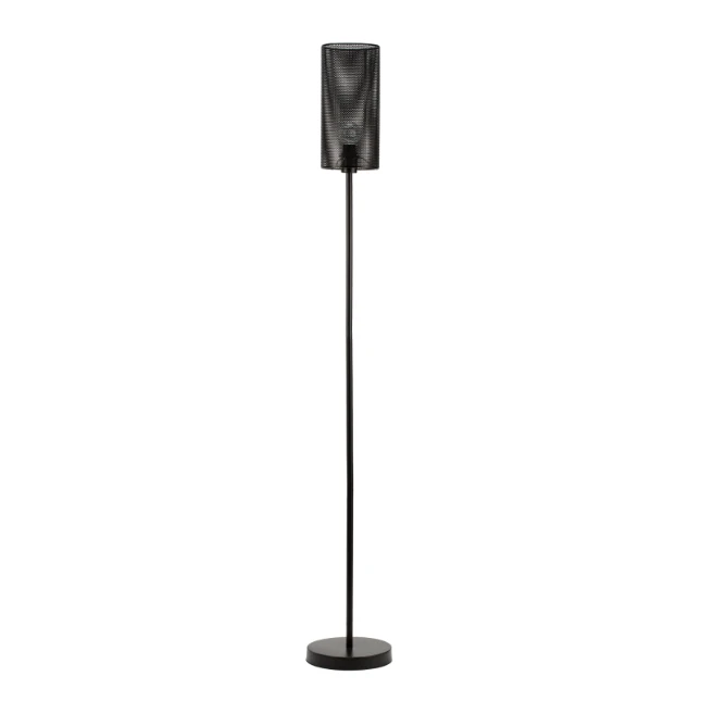Pauleen Staande Lamp Black Mesh - Zwart